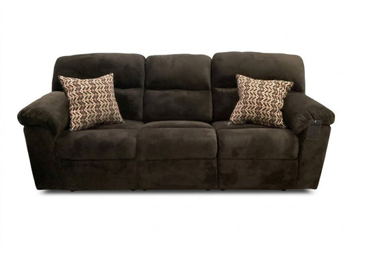 Chevron MInk NEW Reclining Sofa 90x41x40 (1403-S)