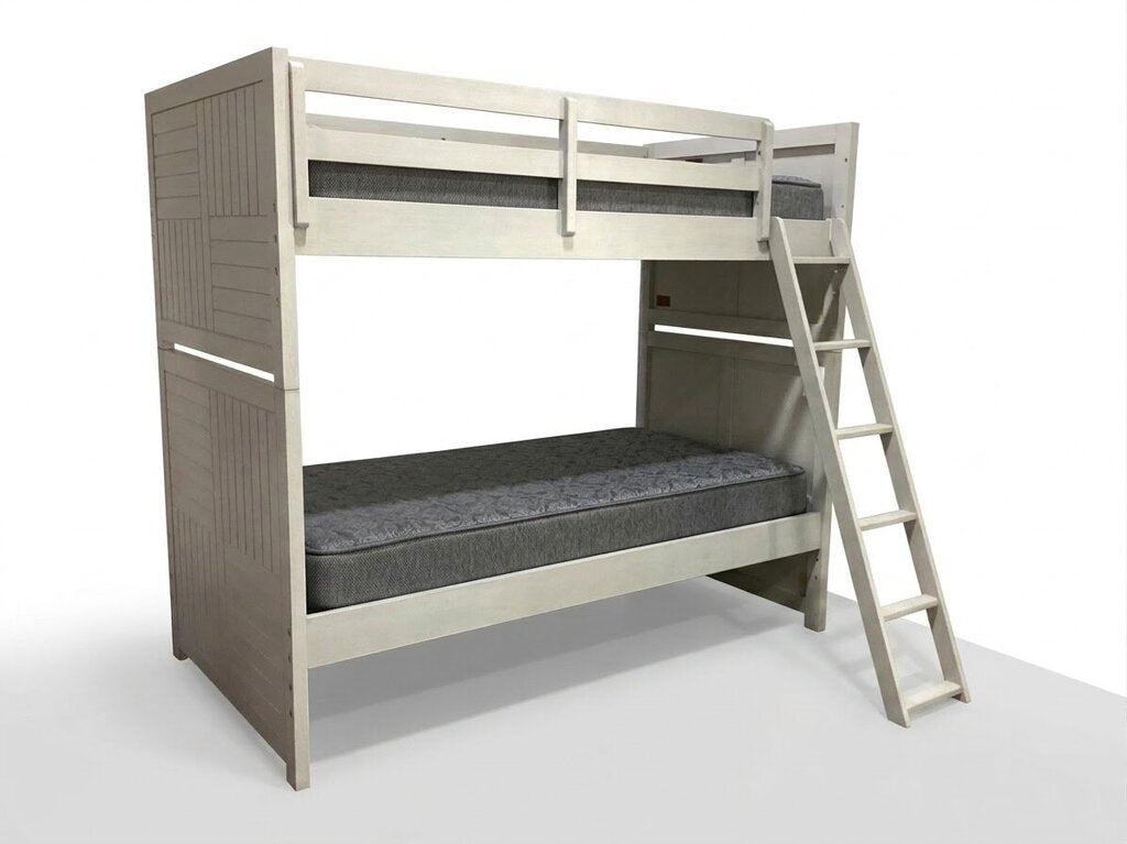 85952 - Summer Camp Stone Path Gray Twin Over Twin Bunk Bed