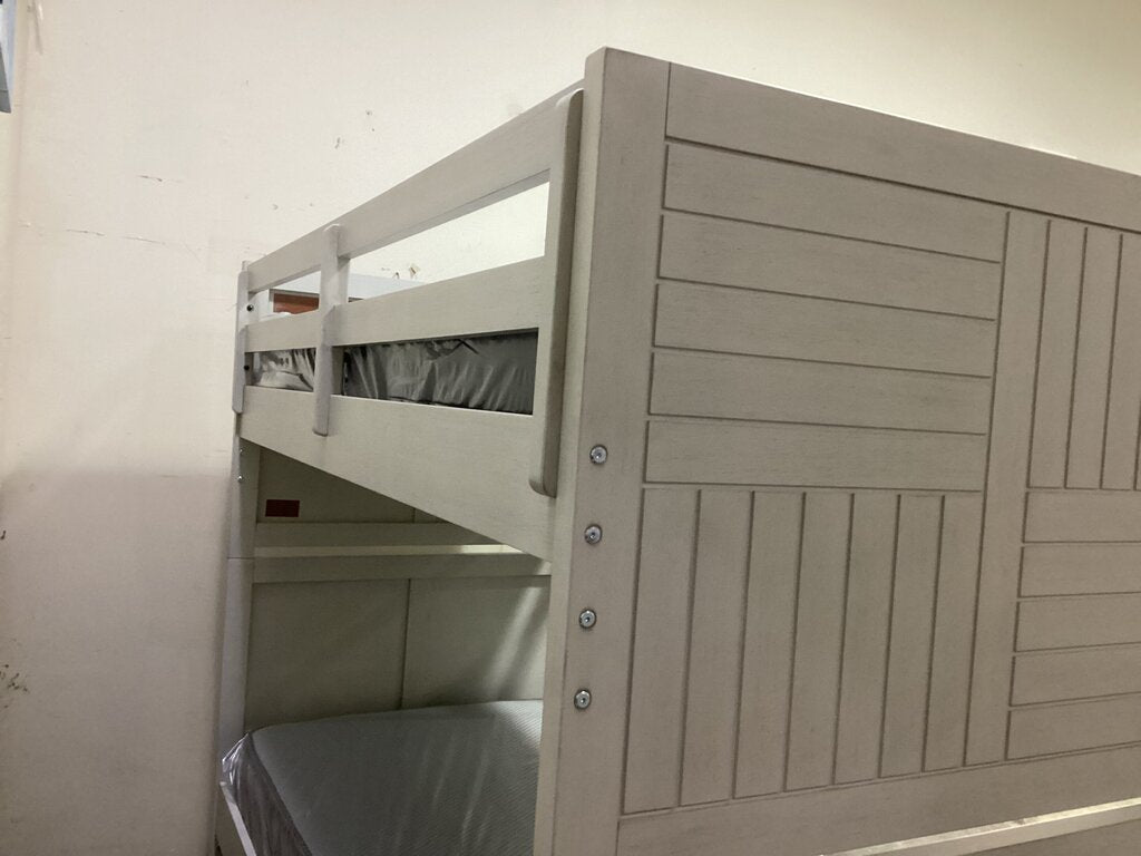 85952 - Summer Camp Stone Path Gray Twin Over Twin Bunk Bed