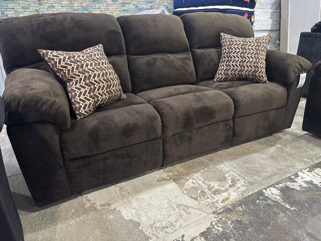Chevron MInk NEW Reclining Sofa 90x41x40 (1403-S)