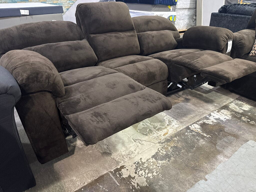 Chevron MInk NEW Reclining Sofa 90x41x40 (1403-S)