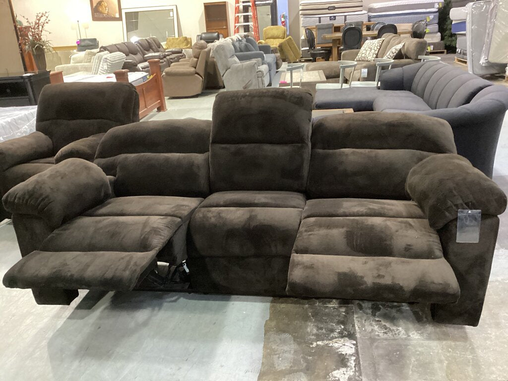Chevron MInk NEW Reclining Sofa 90x41x40 (1403-S)