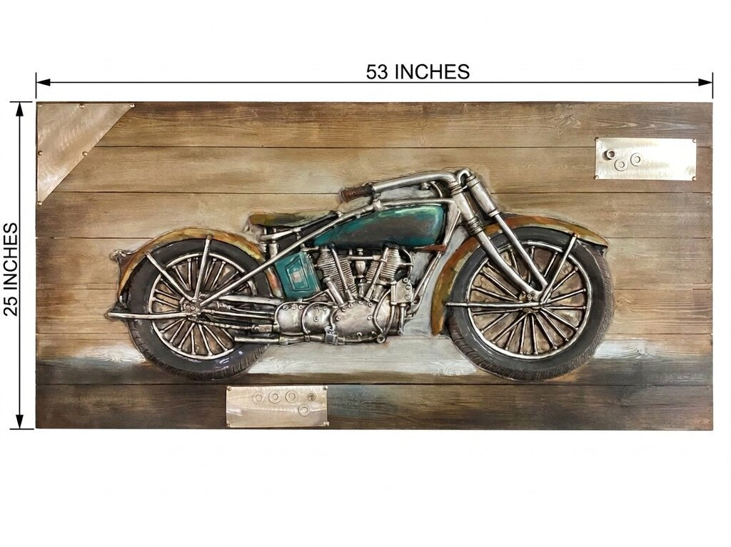 86425 Bike Passion 3D Wall Art (53x1x25)