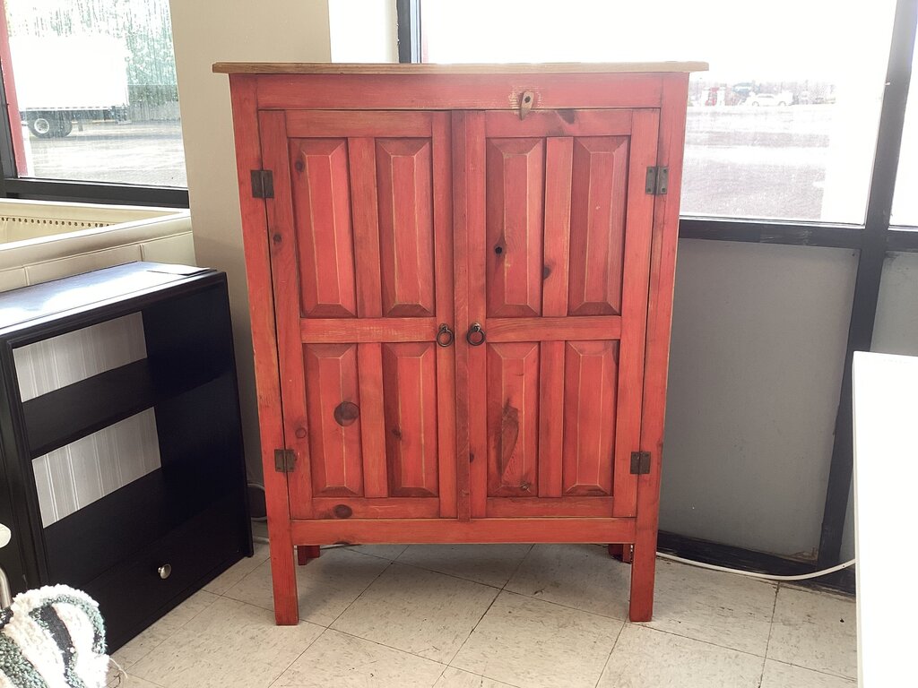 86426 Rustic Pine Pantry Cabinet 36x13x48