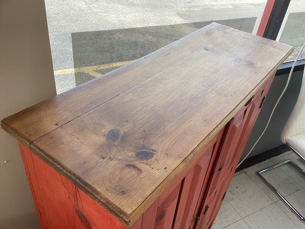 86426 Rustic Pine Pantry Cabinet 36x13x48