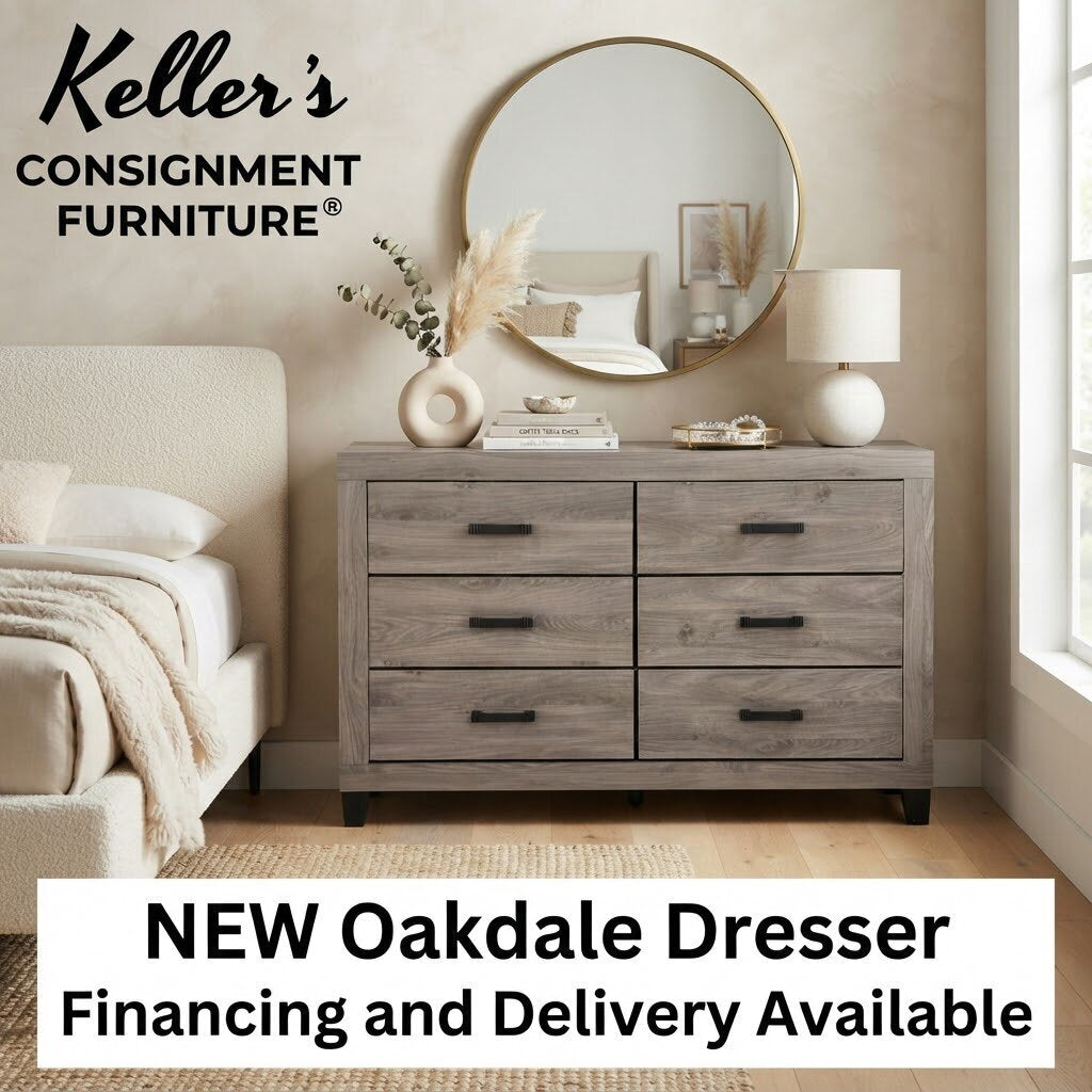 Oakdale NEW Dresser 58x16x38 (124094)