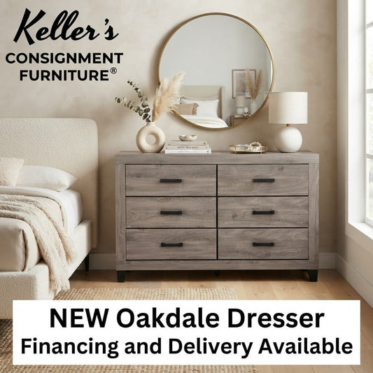Oakdale NEW Dresser 58x16x38 (124094)