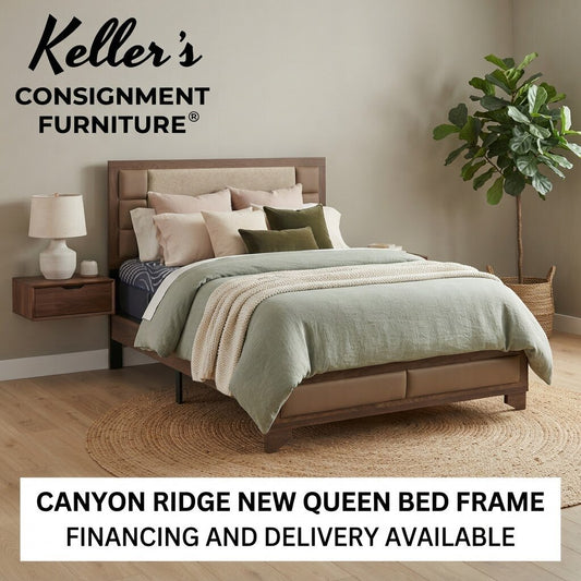Canyon Ridge NEW Queen Bed Frame (149331-33)