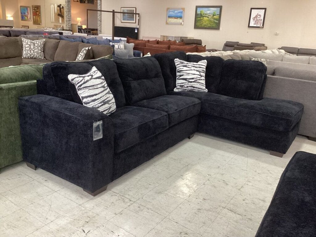 Torrey Black NEW Sectional & Ottoman