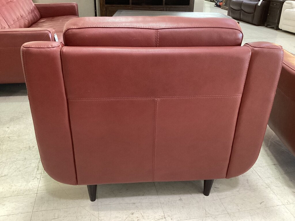86452 - Centennial Leather Tufted Chair 38x37x34