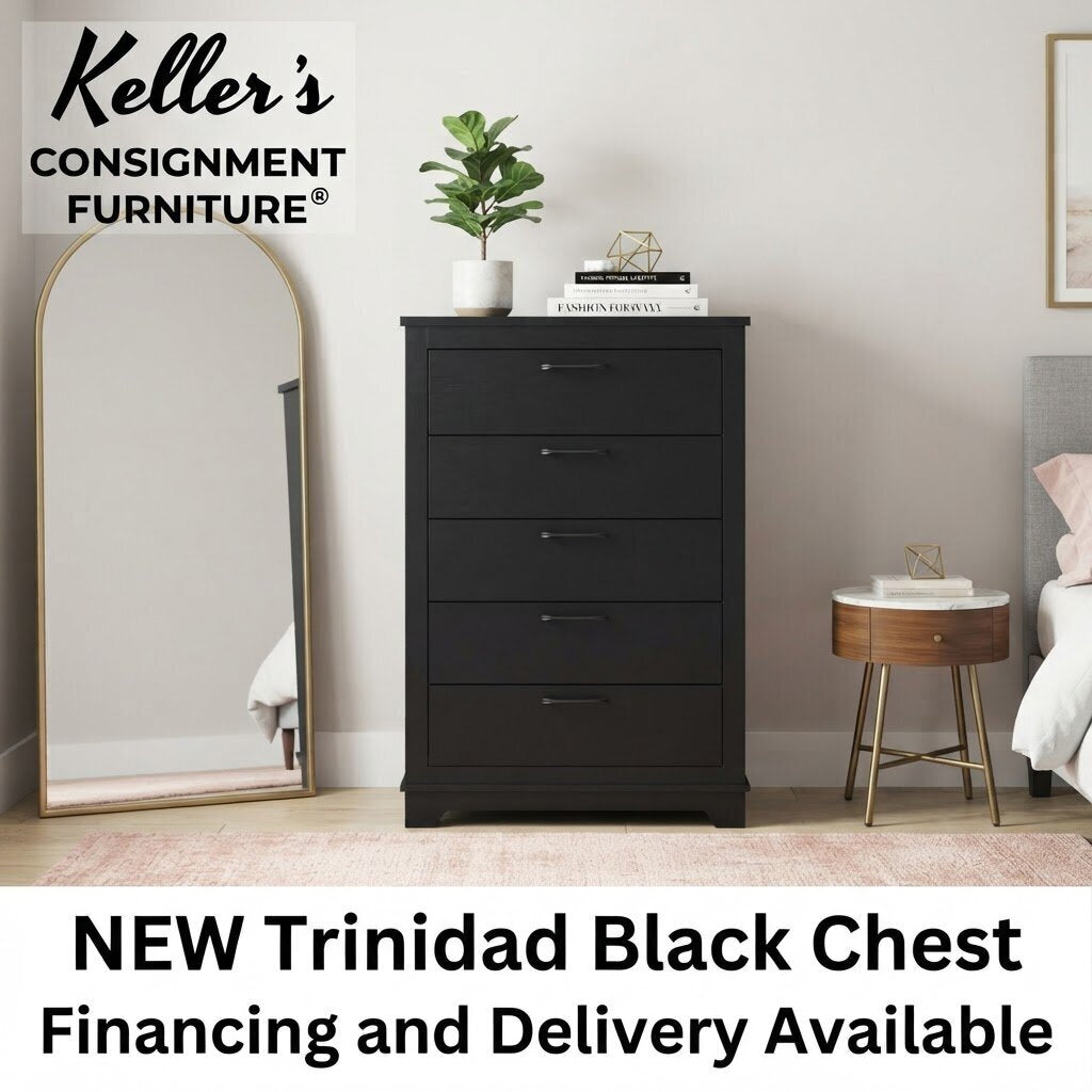 Trinidad Black NEW Chest 32x16x49 (172296)