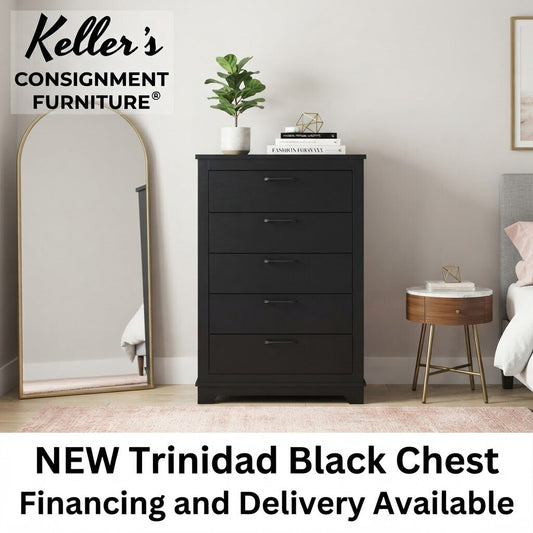 Trinidad Black NEW Chest 32x16x49 (172296)