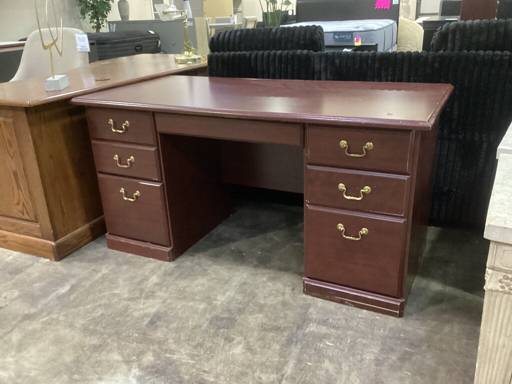 86437 Cherry Office Desk 60x30x30