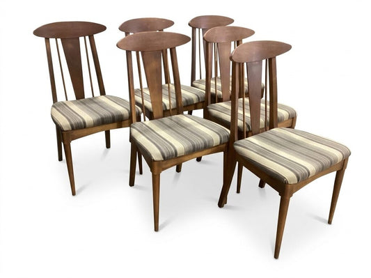 86485 Mid-Century Dining Chairs Set of 6 20x18x36