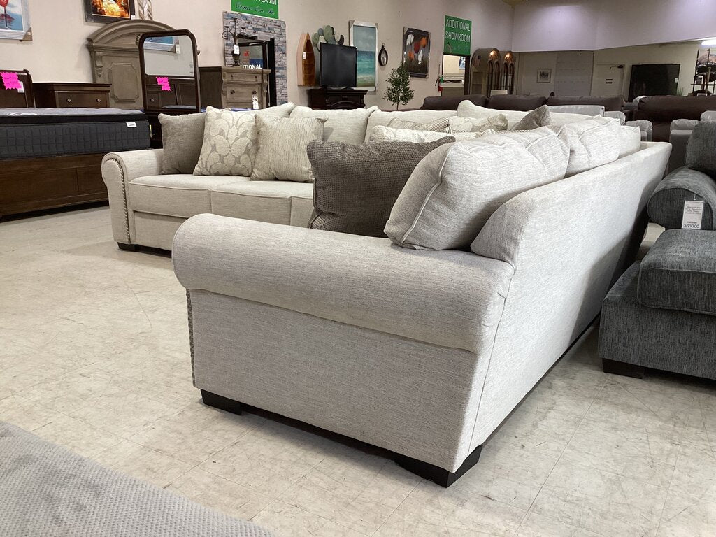 86495 Michael Nicholas So Enfield 2pc Sectional 136x104x38
