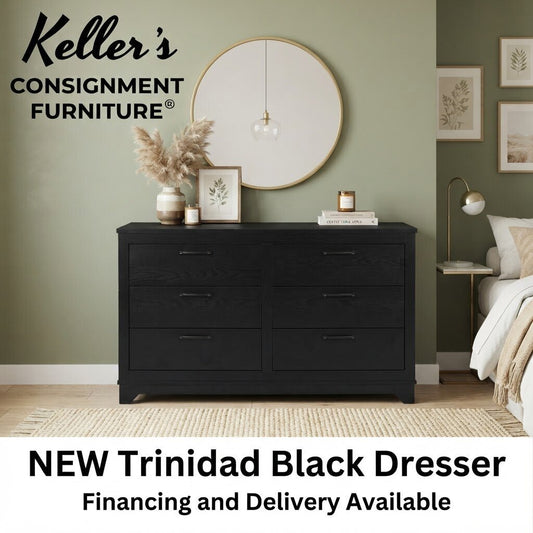 Trinidad Black NEW Dresser 59x16x35 (172294)