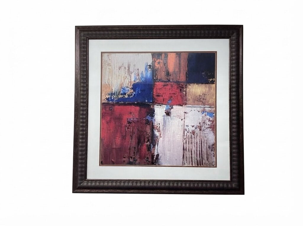 86405 Marta Castells "Solar Ice I" Framed Print 35x35