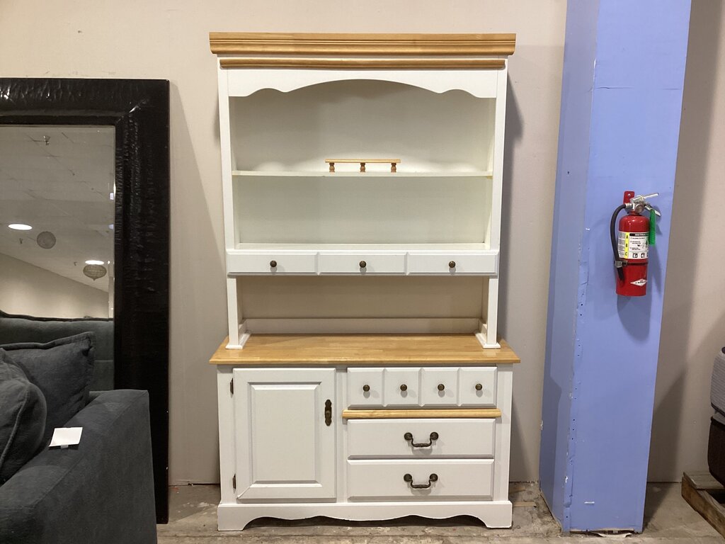 86512 Country Style 2pc Hutch 50x16x80