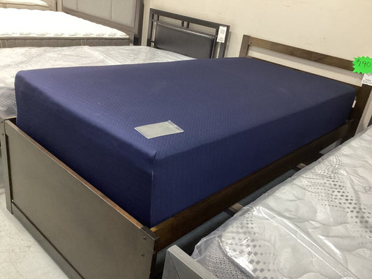 Blue Fabric Twin Memory Foam Mattress