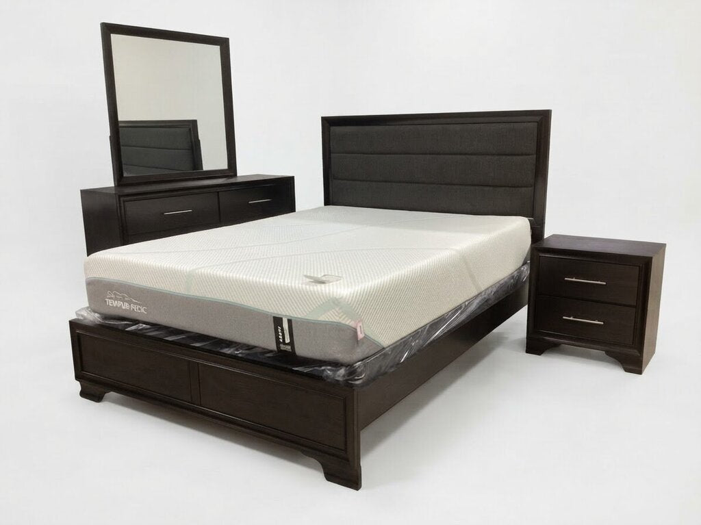 Danabrin NEW Queen 4pc Bedroom Group (63x84x53)(58x17x36-75)(24x17x24)