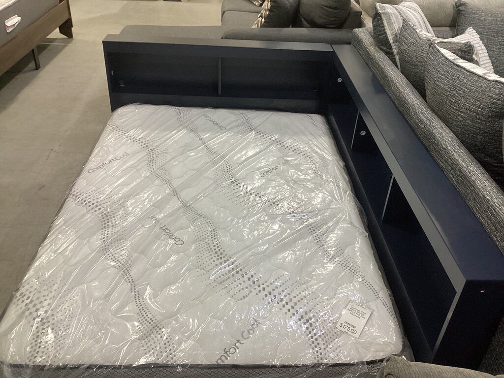 85631 - Ashley Simmenfort Full Bookcase Navy Blue Storage Bed 81x54x26