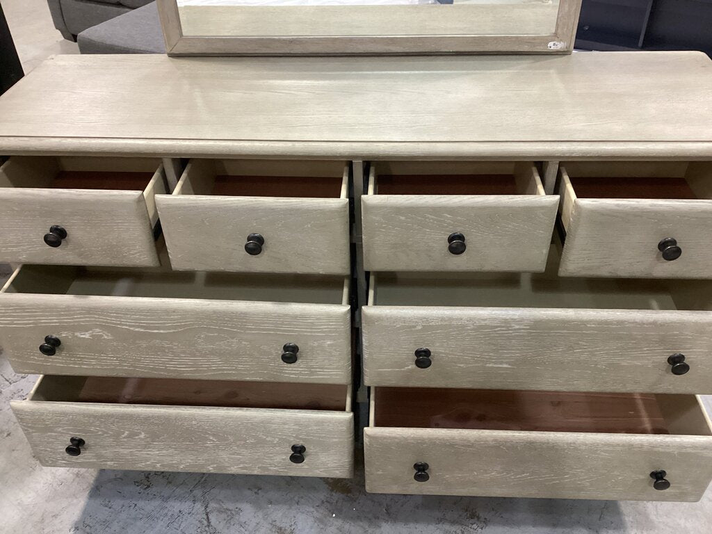 86529 - Riverside Dresser w/Mirror 66x19x36-74