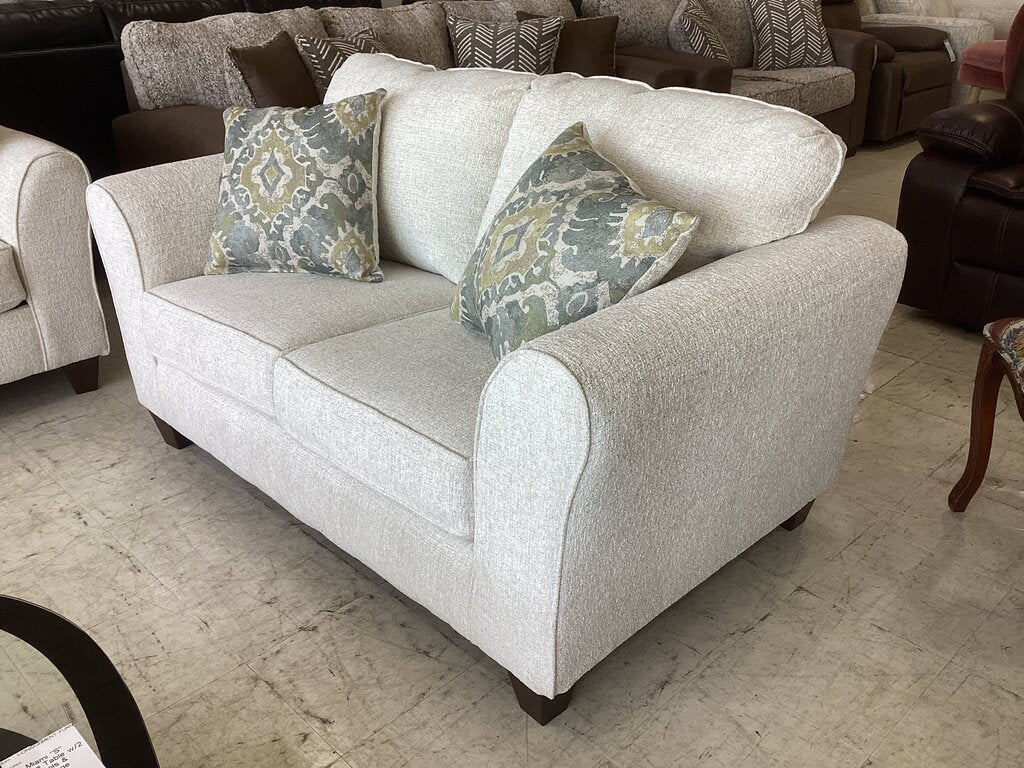 Giggles Parchment NEW Loveseat 62x36x36 (5042)