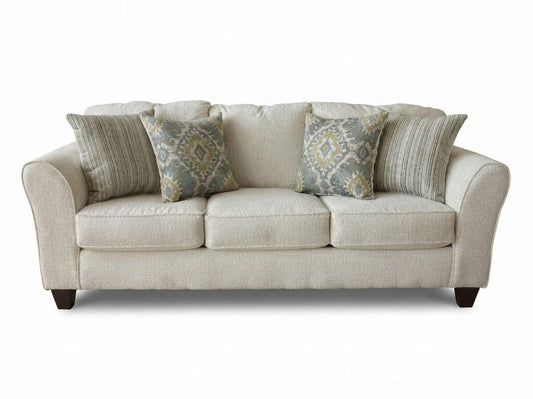 Giggles Parchment NEW Sofa 85x36x36 (5043)
