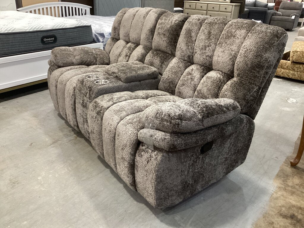Everest Chocolate NEW Motion Loveseat 80x