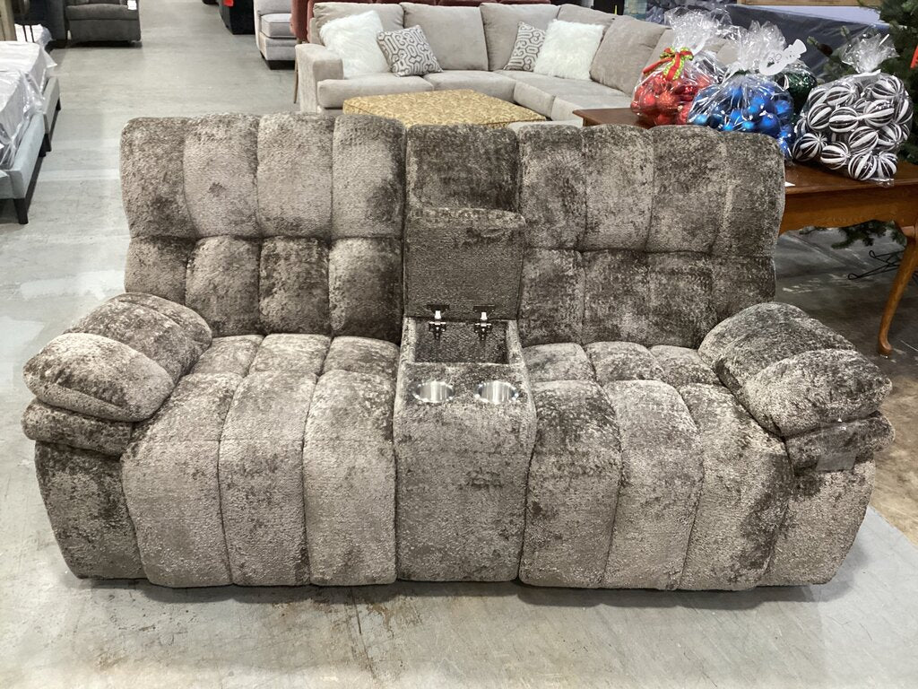 Everest Chocolate NEW Motion Loveseat 80x