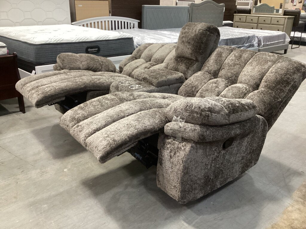 Everest Chocolate NEW Motion Loveseat 80x