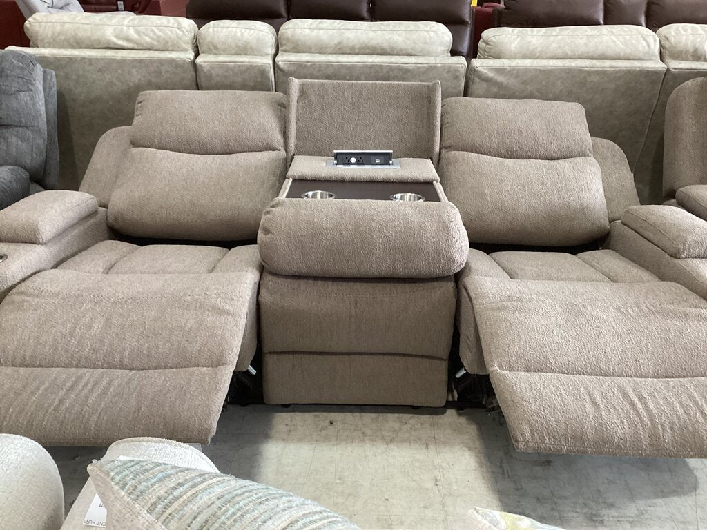 Dakota Brown Chenille New Motion Sofa (664320)