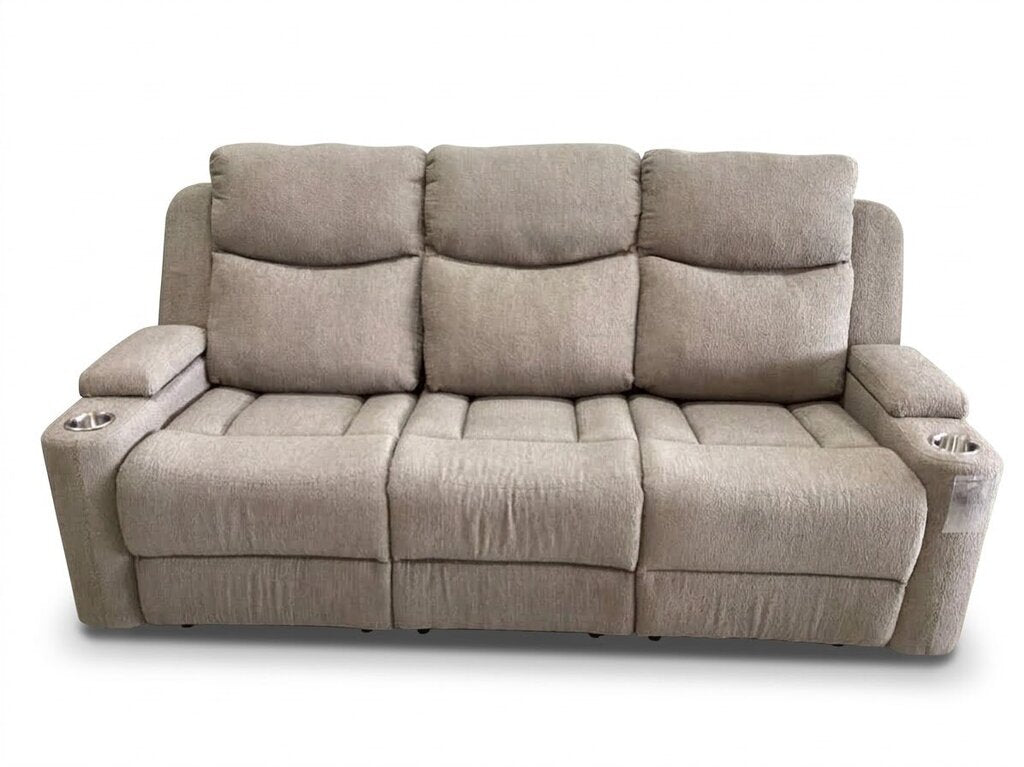 Dakota Brown Chenille New Motion Sofa (664320)