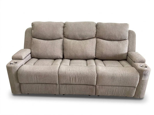 Dakota Brown Chenille New Motion Sofa (664320)