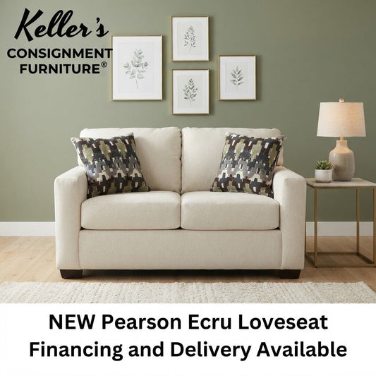 Pearson Ecru NEW Loveseat 61x37x37 (5202)
