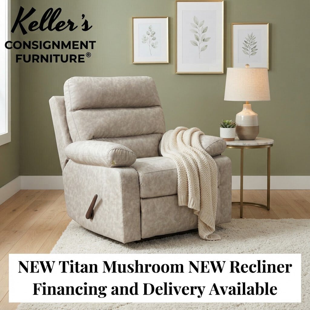 Titan Mushroom NEW Recliner 37x35x41 (2850)