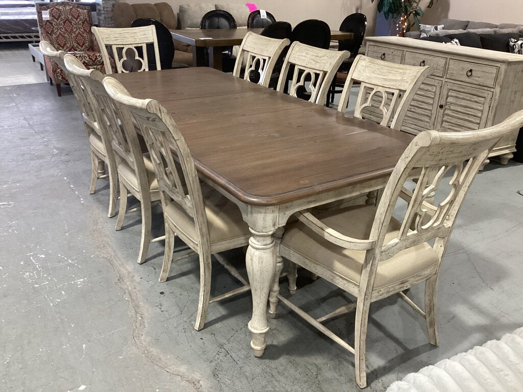 86539 - Kincaid 9pc Dining Set 44x78-118x30
