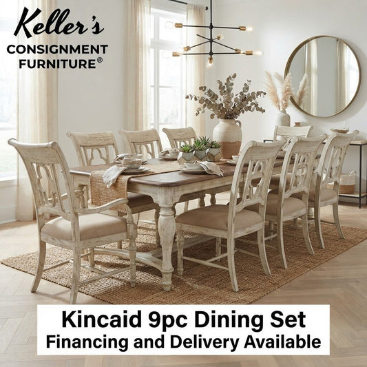 86539 - Kincaid 9pc Dining Set 44x78-118x30