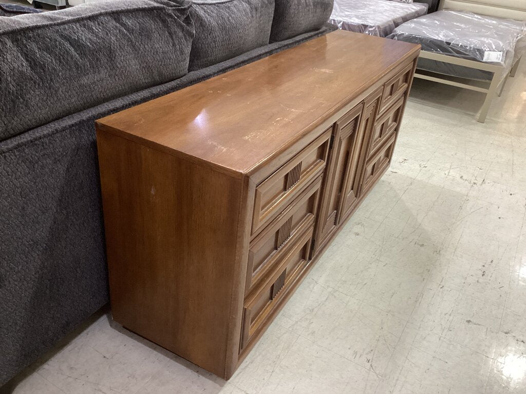 86549 (8545-2) Vintage Wooden Dresser 70x18x31