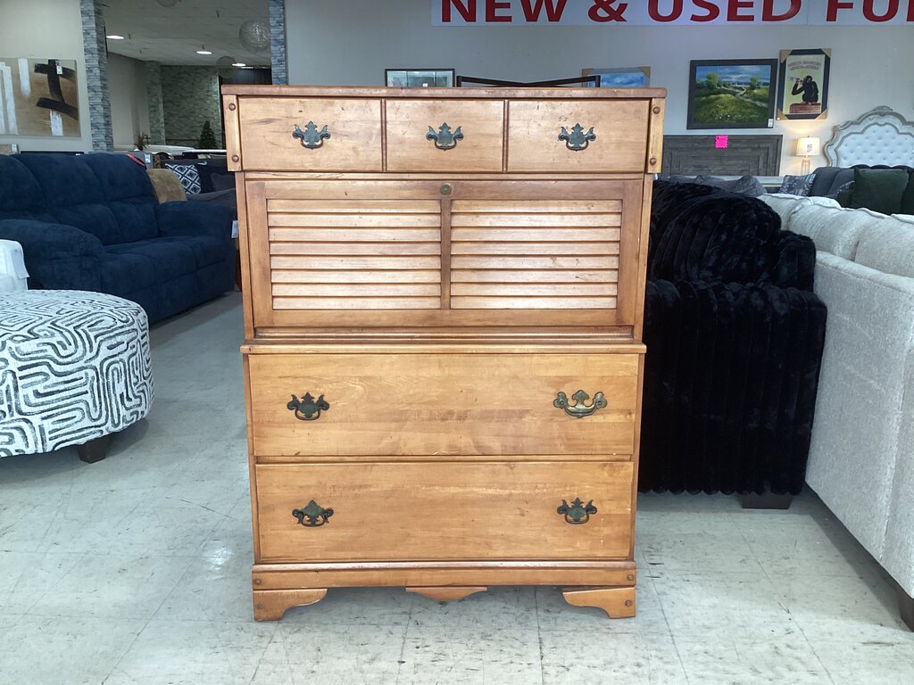 86550 (8545-3) Maple Chest w/Cabinet 36x18x48