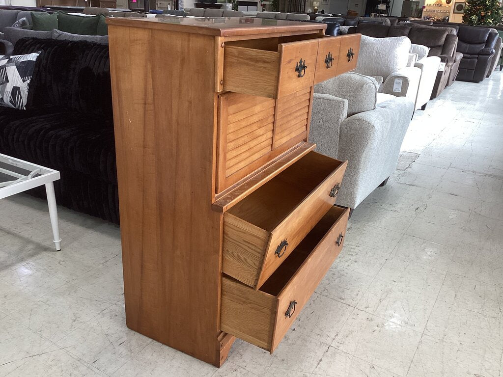 86550 (8545-3) Maple Chest w/Cabinet 36x18x48
