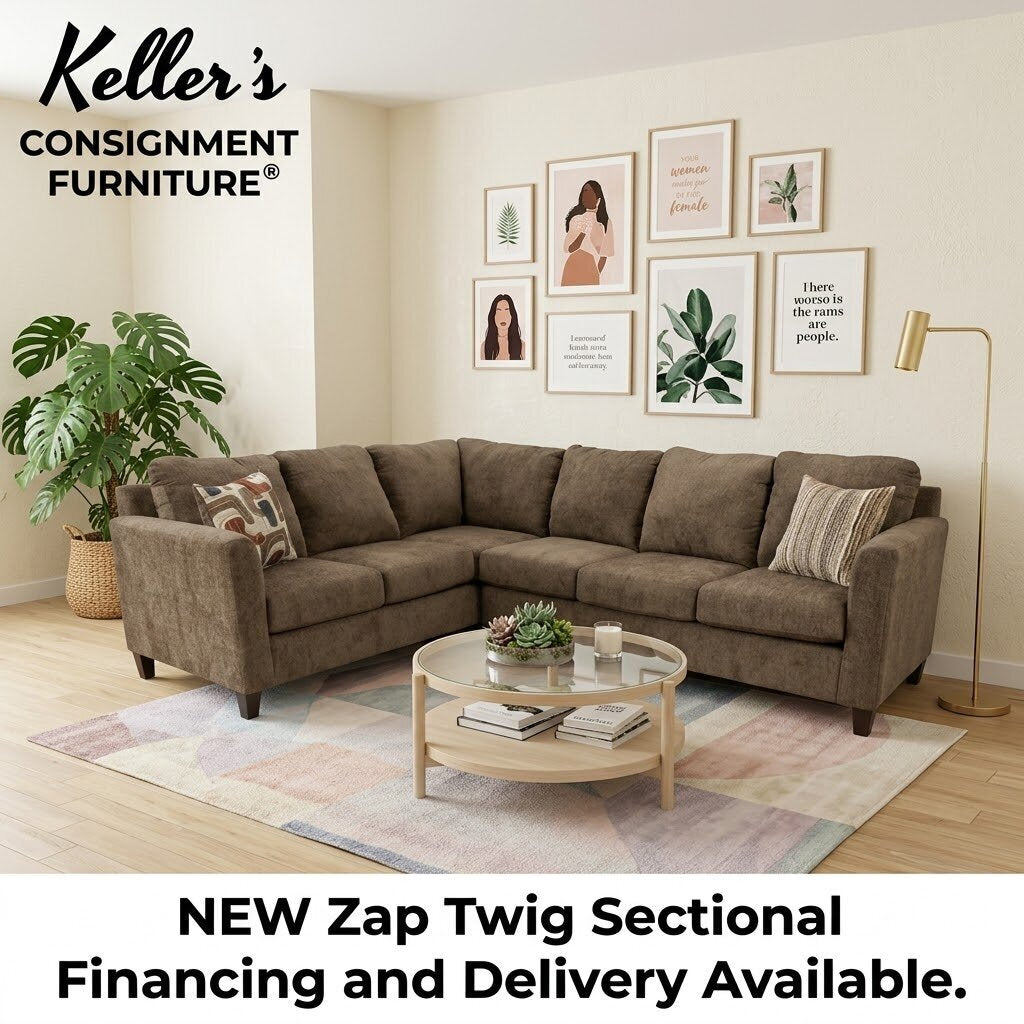 Zap Twig NEW Sectional 104x82x36 (3150)