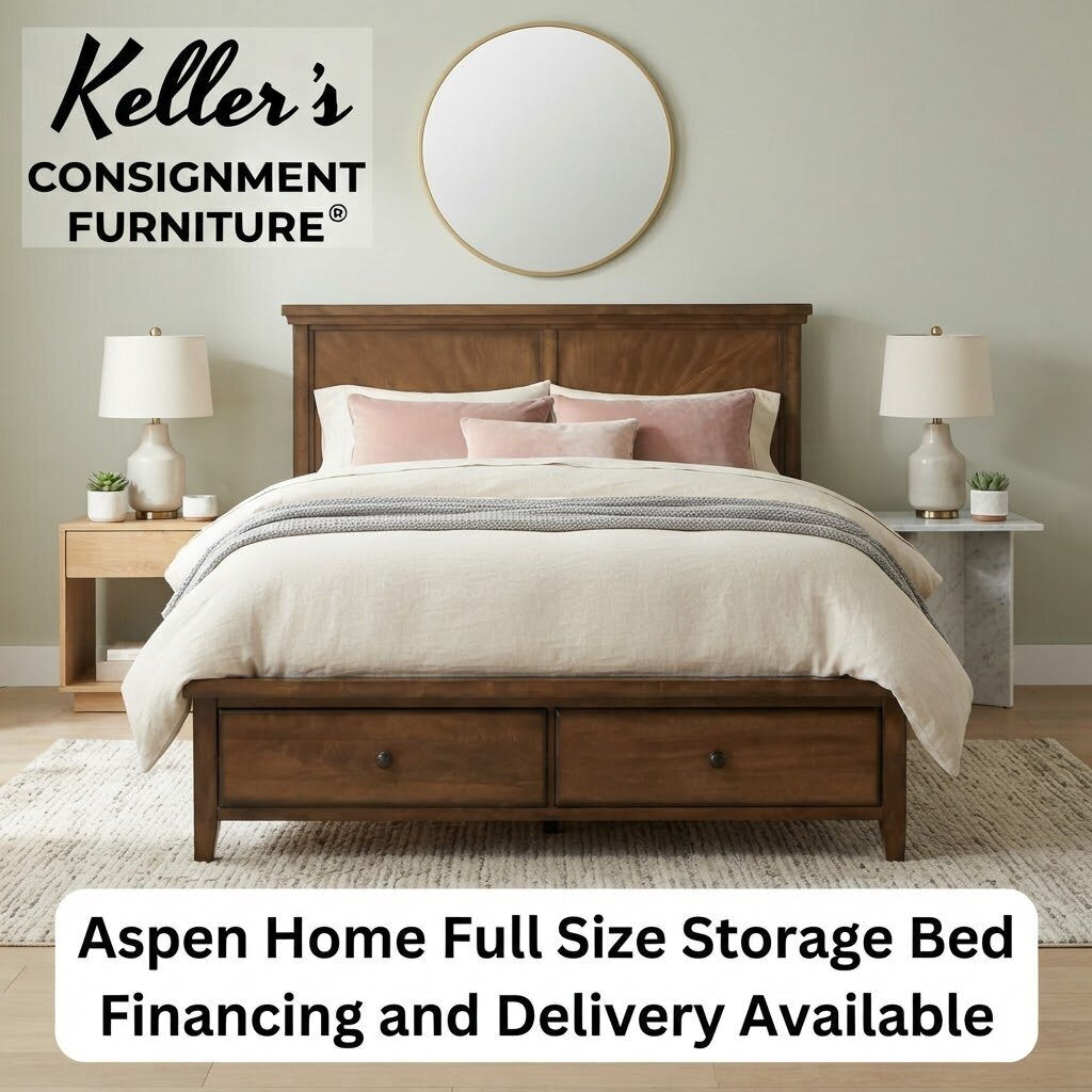 86568 - Aspen Home Full Size Storage Bed Frame 60x83x52