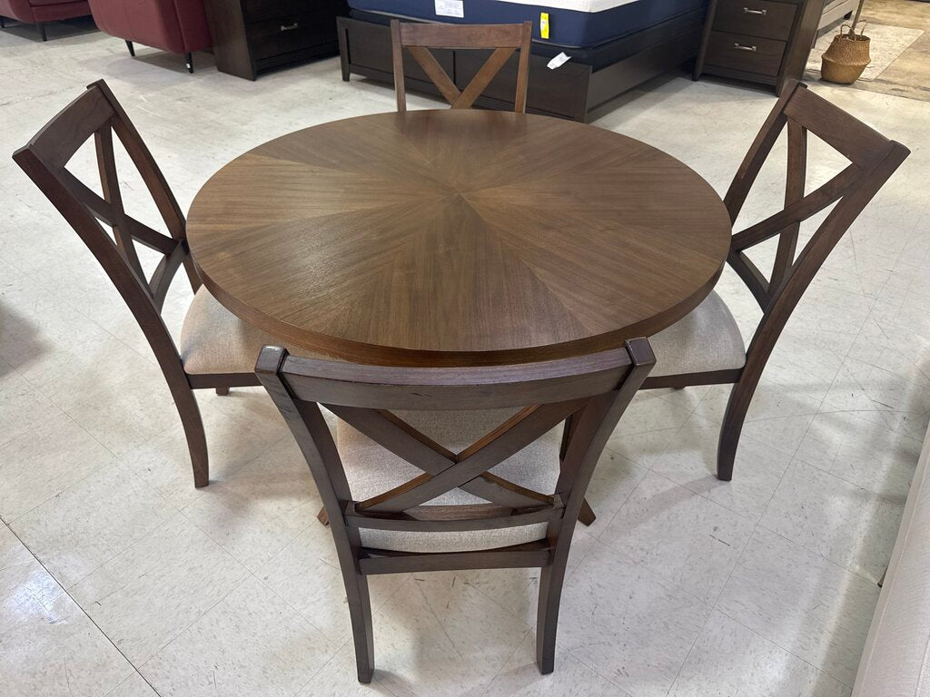 86613 - Round 5pc Dining Set 48x48x30