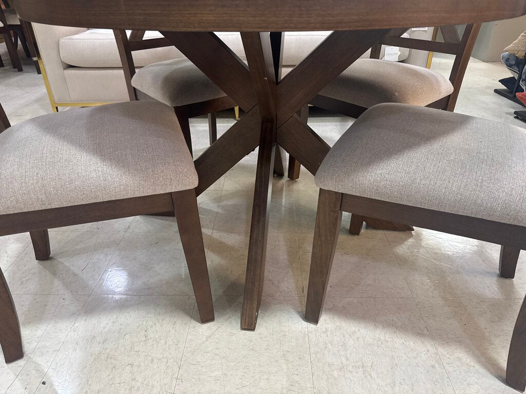 86613 - Round 5pc Dining Set 48x48x30