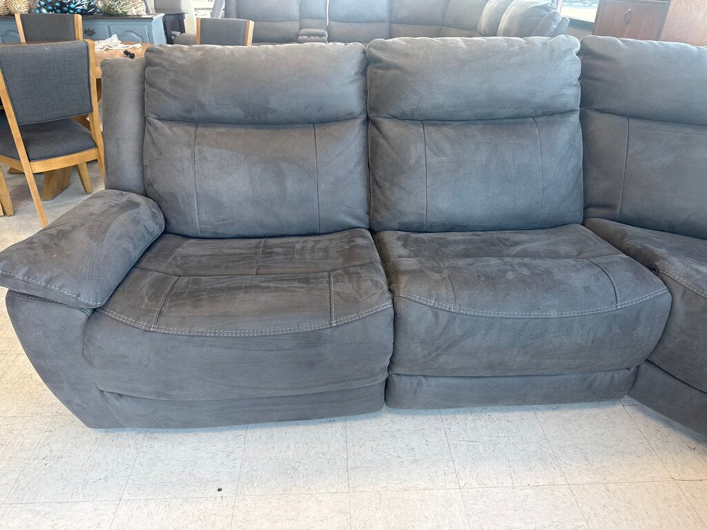 86609 - Dark Gray Power Reclining Sectional