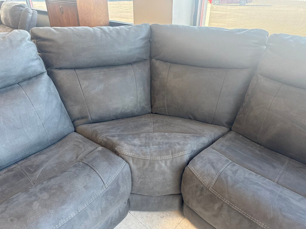 86609 - Dark Gray Power Reclining Sectional