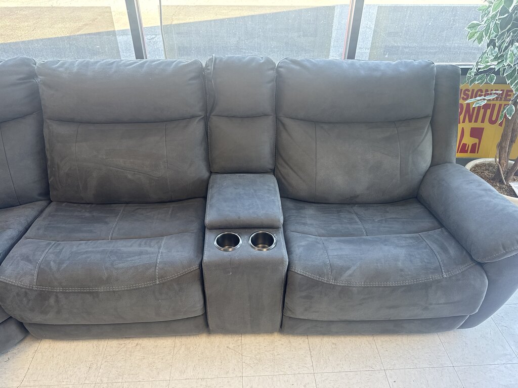 86609 - Dark Gray Power Reclining Sectional