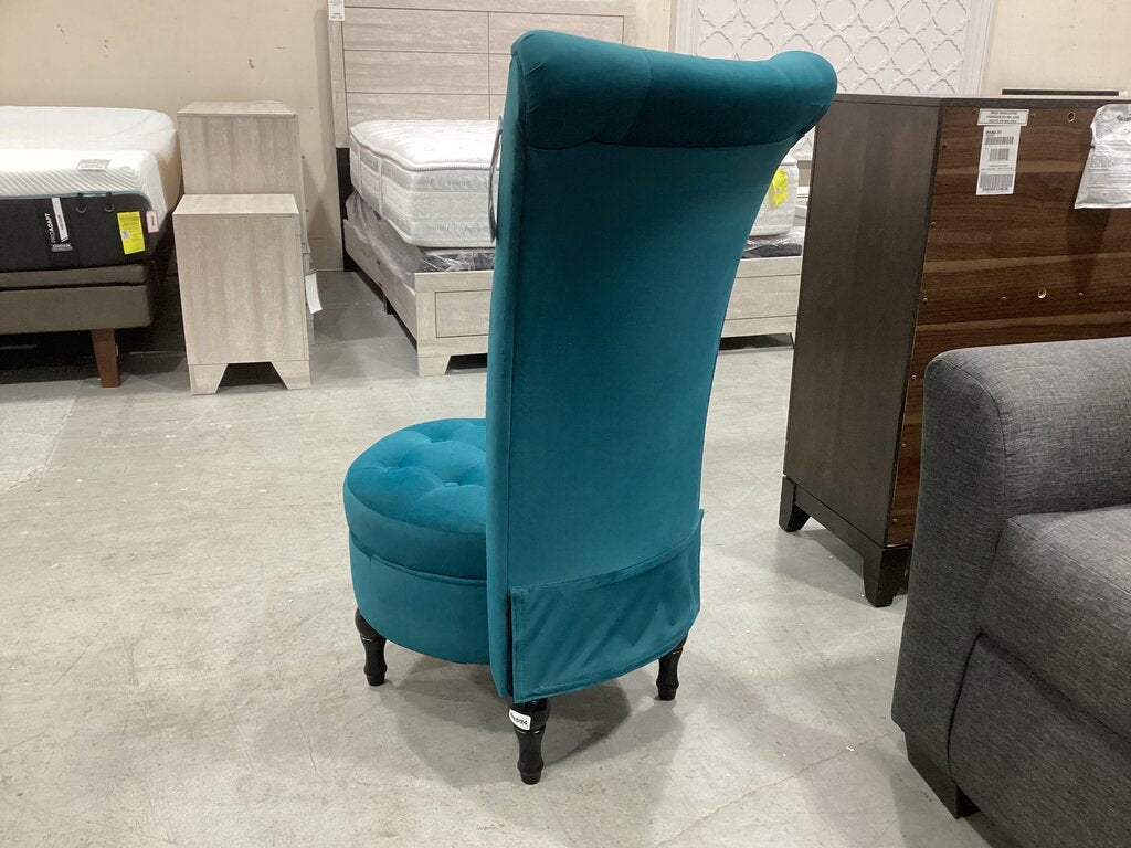 86594 High Back Vanity Chair w/Storage 24x30x40