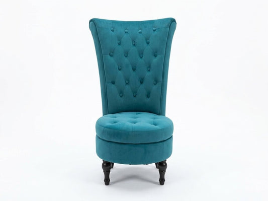 86594 High Back Vanity Chair w/Storage 24x30x40
